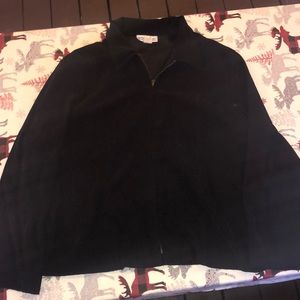 Black Faux Suede Jacket